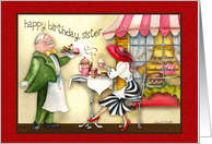 Happy Birthday, Sister ....Tea and Chocolates! card