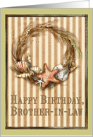 Happy Birthday, brother-in-law card