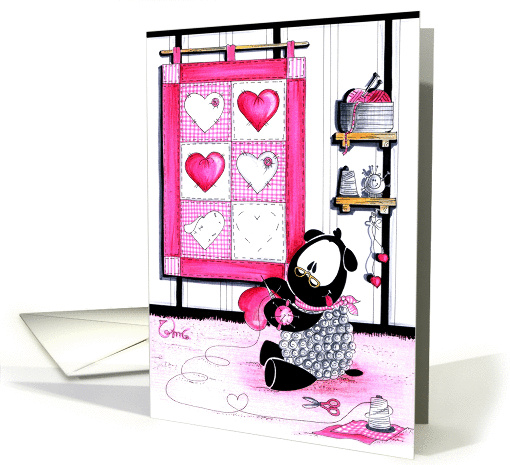 Love Stitch card (132626)