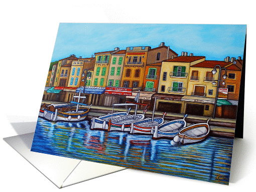 Colours of Cassis Blank Greeting card (1423308)