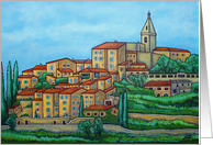 Colours of Crillon-le-Brave, Provence Blank Greeting card