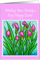 Happy Easter Family card
