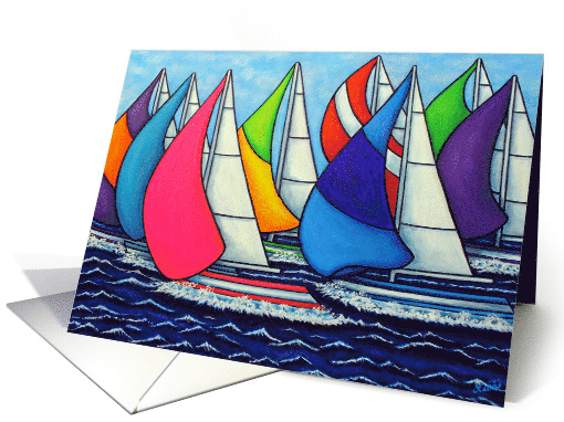 Rainbow Racing Regatta, Birthday card (1540578)