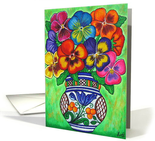 Pansy Parade Blank card (1547124)