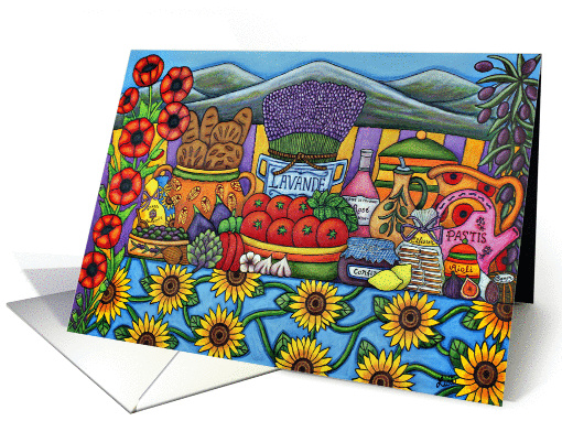 Flavours of Provence Birthday card (913347)