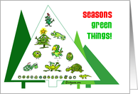 Holiday Green Things! card