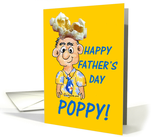 Happy Father's Day Poppy card (202541)