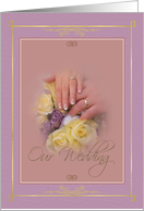 Hands Wedding Card