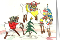 Silly Sheep - Christmas card