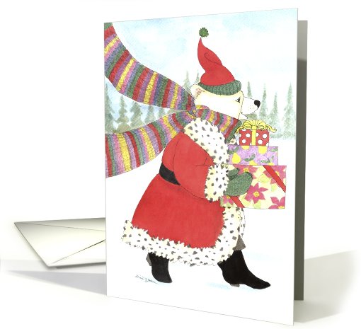 Santa Bear - Christmas card (109931)
