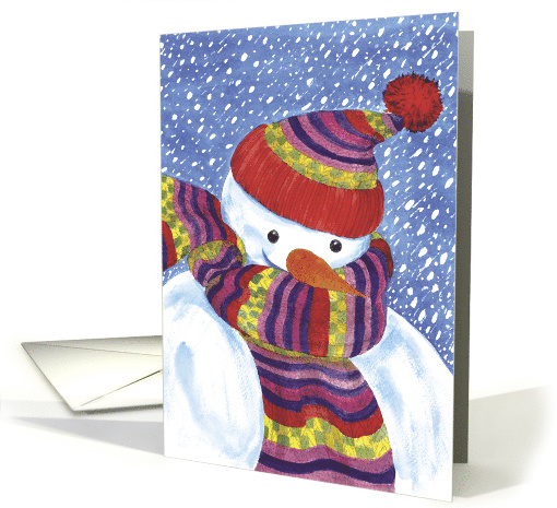 Snowman - Christmas card (109941)