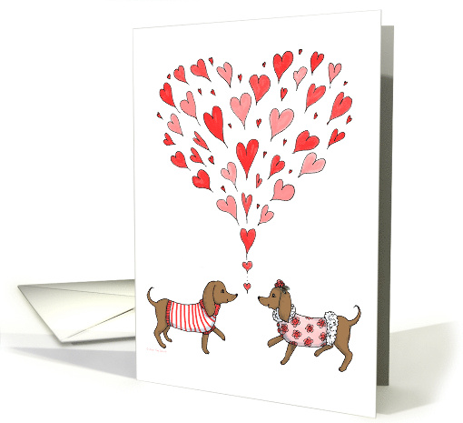 Valentine's Day Puppy Love card (1359940)