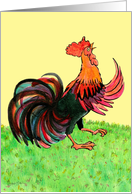 Happy Year of the Rooster card