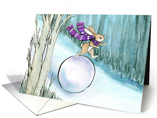 Christmas Bunny Momentum card (1549064)