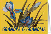 Grandparent’s Iris - Anniversary card