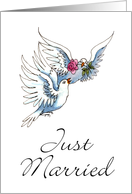 Doves- Just Married card