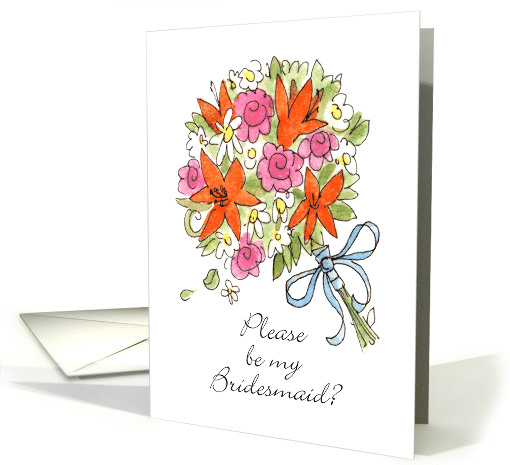 Bouquet - Be My Bridesmaid? card (222983)