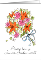 Bouquet - Jr Bridesmaid? card
