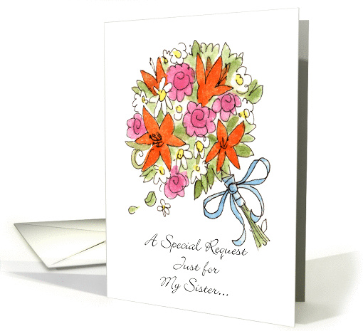 Sis Bouquet, Maid of Honor? card (257651)