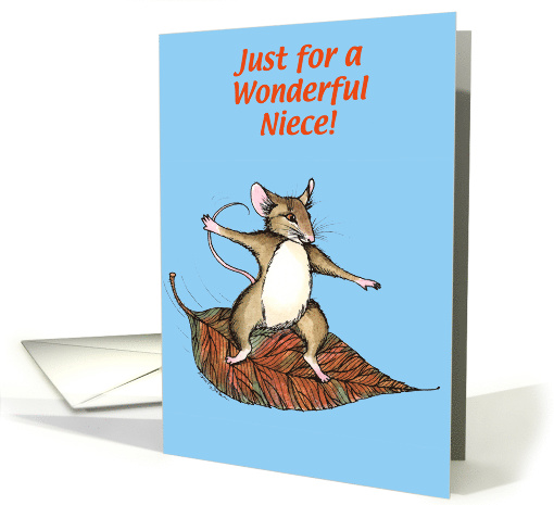 Niece Thanksgiving Mouse card (299703)