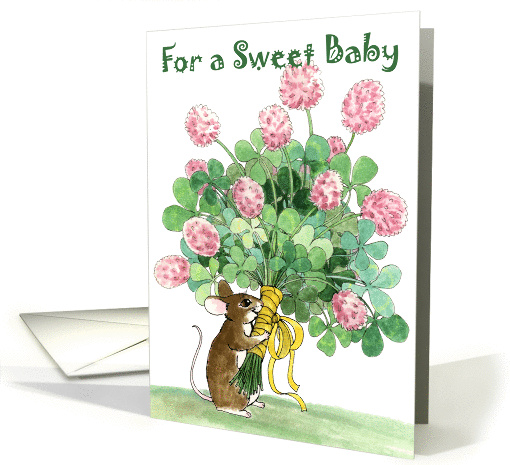 Mousie Baby's 1st St Patrick's Day card (361771)