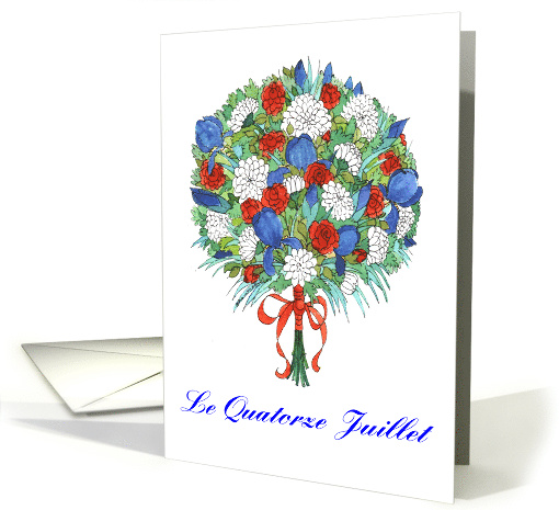 Bastille Day Bouquet card (451073)