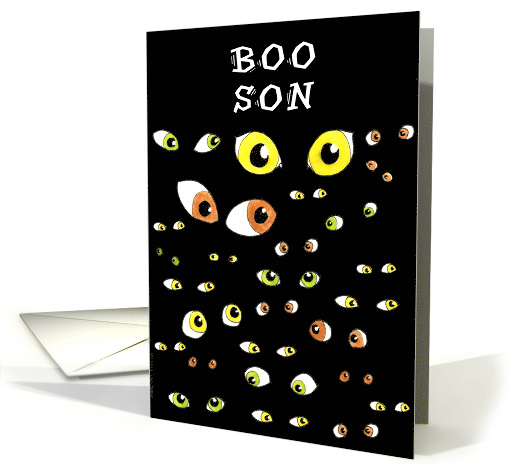 Son Halloween Eyes card (490009)