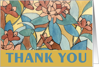 Thanks for your Hospitality - Autumn Floral card