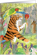 Tiger Birthday card