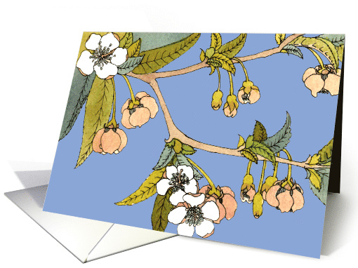 Cherry Blossom Administrative Pro Day card (564538)