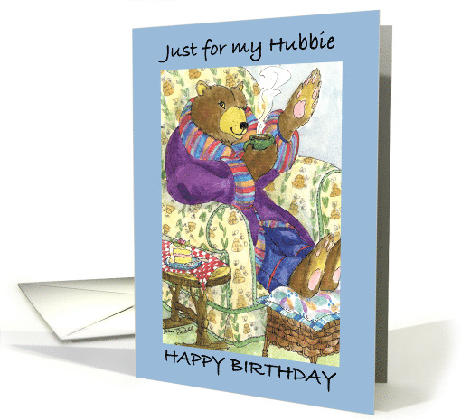 Hubbie Birthday, Pappa Bear card (672771)