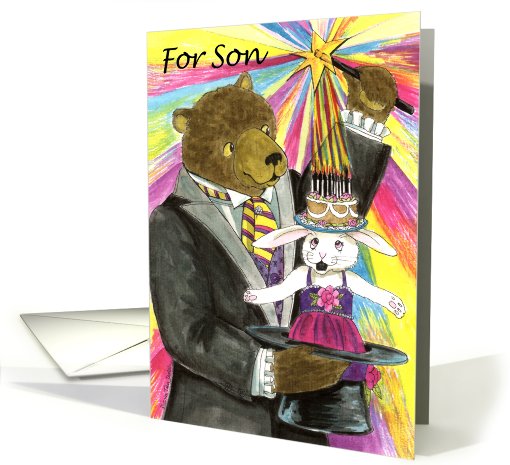 Son Birthday Poof Magic card (695711)