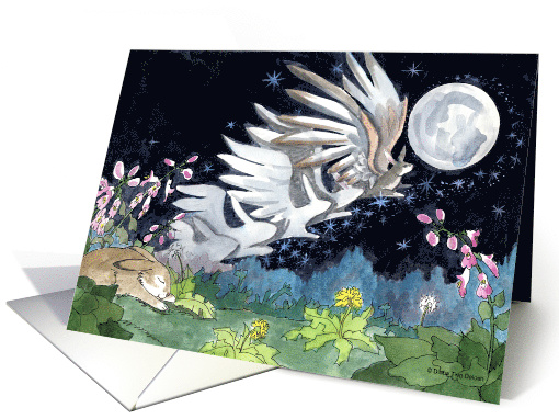 Dream Hare Blank Note card (759444)