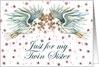 Sister’s Day, Twin Sister , Doves card