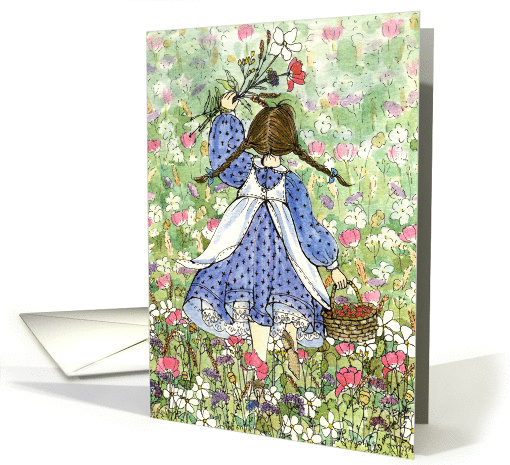 Flower Fields - birthday grandma card (86168)
