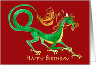 Birthday Chinese Zodiac Year of the Dragon card