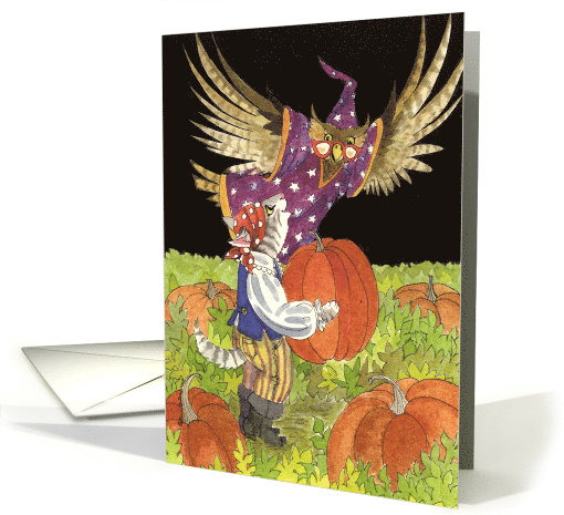 Halloween Pumpkin Pickers card (98197)