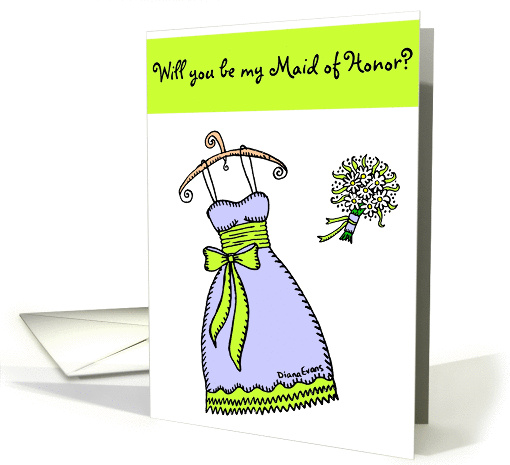 Will you be my Maid of Honor? card (137297)