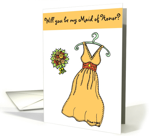 Will you be my Maid of Honor? card (137299)