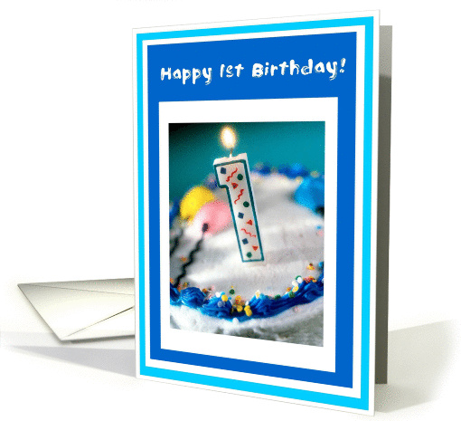 Happy 1st Birthday! card (85612)