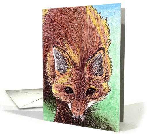 Red Fox card (83728)