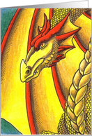 Golden Dragon of Spring card