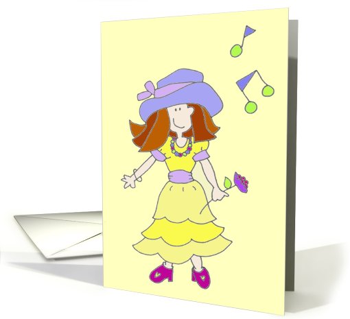 will you be my flower girl? card (480042)
