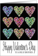 Full of Hearts Happy Valentine’s Day Brother card