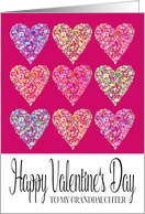 Full of Hearts Happy Valentine’s Day Granddaughter card