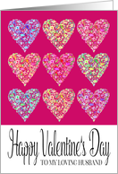 Full of Hearts Happy Valentine’s Day Husband card
