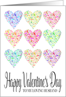 Full of Hearts Happy Valentine’s Day Husband card