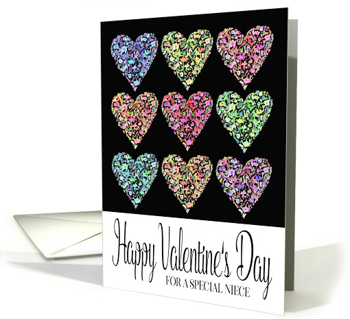 Full of Hearts Happy Valentine's Day Niece card (1596308)