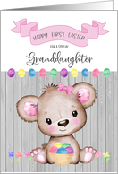 Happy First Easter Baby Granddaughter card