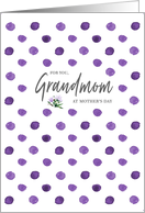 Purple Passion Happy Mother’s Day Grandmom card